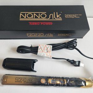 Turbo Power - Professional Flat Iron with Nano-Silk Technology Plates  1.0 inch